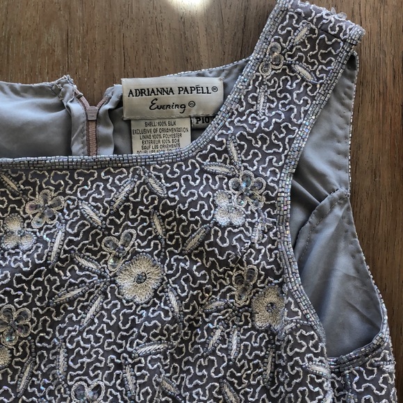 Andriana Papell beautiful sequined evening top 6 - Picture 2 of 9